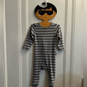 Rags Peek a booty striped romper